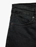 Pamuklu Cepli Normal Bel Slim Fit Jean Pantolon - Brad Jean