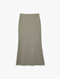 Standart Bel Slim Fit Uzun Etek