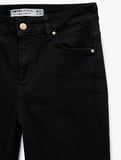 Pamuklu Dar Kesim İspanyol Paça  Jean - Flare Jeans