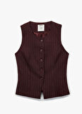 Koton Bordo Kadın Yelek 6WAK20025PW