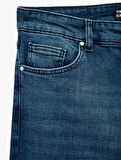 Pamuklu Normal Bel Slim Fit Jean Pantolon - Brad Jean
