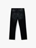 Normal Bel Cepli Straight Fit Jean Pantolon - Mark Jean