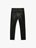 Normal Bel Pamuklu Slim Fit Jean Pantolon - Brad Jean