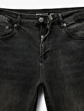 Normal Bel Pamuklu Slim Fit Jean Pantolon - Brad Jean