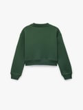 Uzun Kollu Bisiklet Yaka Basic Sweatshirt