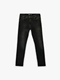 Normal Bel Pamuklu Slim Fit Jean Pantolon - Brad Jean