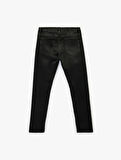 Normal Bel Pamuklu Slim Fit Jean Pantolon - Brad Jean