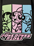 Şardonlu Uzun Kollu Bisiklet Yaka Lisanslı Powerpuff Girls Oversize Sweatshirt