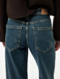 Dar Kesim İspanyol Paça Jean Pantolon - Flare Jeans