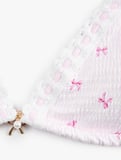Koton X Sibil Çetinkaya - Fiyonk Charm Detaylı Kroşeli Üçgen Bikini Üstü