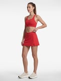 Yırtmaç Detaylı Yüksek Bel Slim Fit Mini Spor Şort Etek