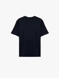 Kısa Kollu Dokulu Bisiklet Yaka Pamuklu Slim Fit Tişört