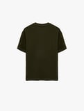 Kısa Kollu Bisiklet Yaka Basic Oversize Tişört