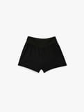 Yüksek Bel Slim Fit Spor Şort