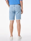 Normal Bel Pamuklu Bermuda Slim Fit Jean Şort