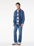 Standart Bel Normal Bel Düz Paça Denim Pantolon - Mark Straight Jeans