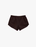 Slim Fit Beli Bağcıklı Biyeli Mini Şort