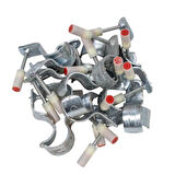 Red Hit MX004 25mm Boru Sabitleme Kelepçeli Barutlu Çivi (80 li Paket)