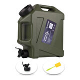 Madfox Galon Air PE Musluklu Su Bidonu 19 Litre GREEN