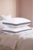 2'li Klimalı Yastık 50x70 cm – Terletmeyen, Hava Alan Mikrofiber Uyku Yastığı GRİ