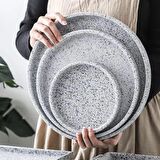 Yuvarlak tabak silikon kalıp -18 cm-Kod:396