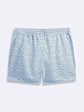 Desenli Regular Mavi Deniz Şort