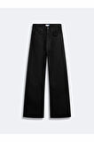 Ltb Vıonne H Black Wash Wide Leg Kadın Jean Pantolon
