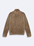 Fermuarlı Polar Camel Hırka