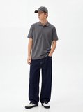 Basic Pike Polo Yaka Antrasit T-shırt