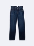 New Wanda Düz Paça Rahat Kesim Mid Indigo Jean Pantolon