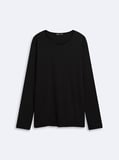 Regular Fit Flamlı Basic Antrasit Sweatshırt