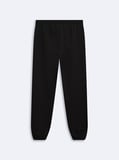 Regular Fit Lastik Paça Basic Siyah Eşofman