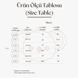 3'lü Biyeli Penye Şort Model 4