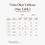 Mavi Çizgili Yaka Bağlamalı Alt Üst Takım 