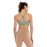 Inguz Çift Askılı Sırtı Çapraz Yoga Büstiyer