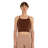 Inguz Sırt Detay İnce Askılı T-Shirt