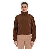 Inguz Dik Yaka Fermuarlı Sweatshirt