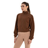 Inguz Dik Yaka Fermuarlı Sweatshirt