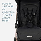 Maxi-Cosi Eva-Cabriofix I-Size Otomatik Katlanan Seyahat Sistem Kompakt Bebek Arabası Gold-Black