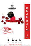 COLORİDO BÁLSAMO ROJO NEMLENDİRİCİ ANTİOKSİDAN IŞILTI VEREN E-VİTAMİNLİ KREM BALM (RUJ,FAR,ALLIK)