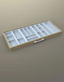 Mutfak Çekmece Içi Kaşıklık 104Cm X 48Cm Yanlar Ve Boydan 4Cm Kesilebilir, Beyaz