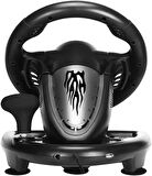 PXN V3 PRO PS3/PS4/PC/XBOX ONE/XBOXSERİES/NİNTENDO UYUMLU DİREKSİYON SETİ SİYAH