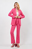 Fuşya Ceket Pantolon Takım