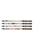 Blackline Karışık Kurşun Kalem 12'li Set,Uzay Desenli,Neon,Mozaik Desenli Konsept Kurşun Kalemler