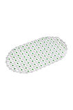 Efe Mark Eko Serisi Banyo - Küvet İçi Kaydırmaz Vantuzlu Oluklu Oval Paspas 63 x 34 cm, Yeşil