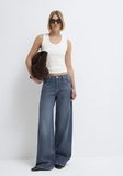 Siena Iconic Puslu Koyu Mavi Jean Pantolon 1010763-A3778