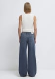 Siena Iconic Puslu Koyu Mavi Jean Pantolon 1010763-A3778