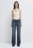 Lovely Classic Denim Puslu Koyu Mavi Jean Pantolon 1012645-A3167
