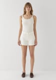 TAYLOR SHORT Classic Denim Kırık Beyaz Jean Şort 1421021-A3927