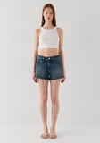 Rosie 90lar Yırtıklı Indigo Mavisi Jean Şort 14474A3187